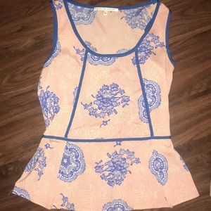 Printed peplum blouse. Collective Concepts size S